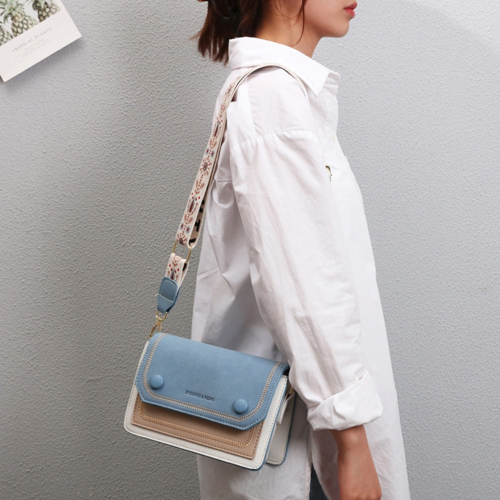Aurora Color Block Crossbody Bag