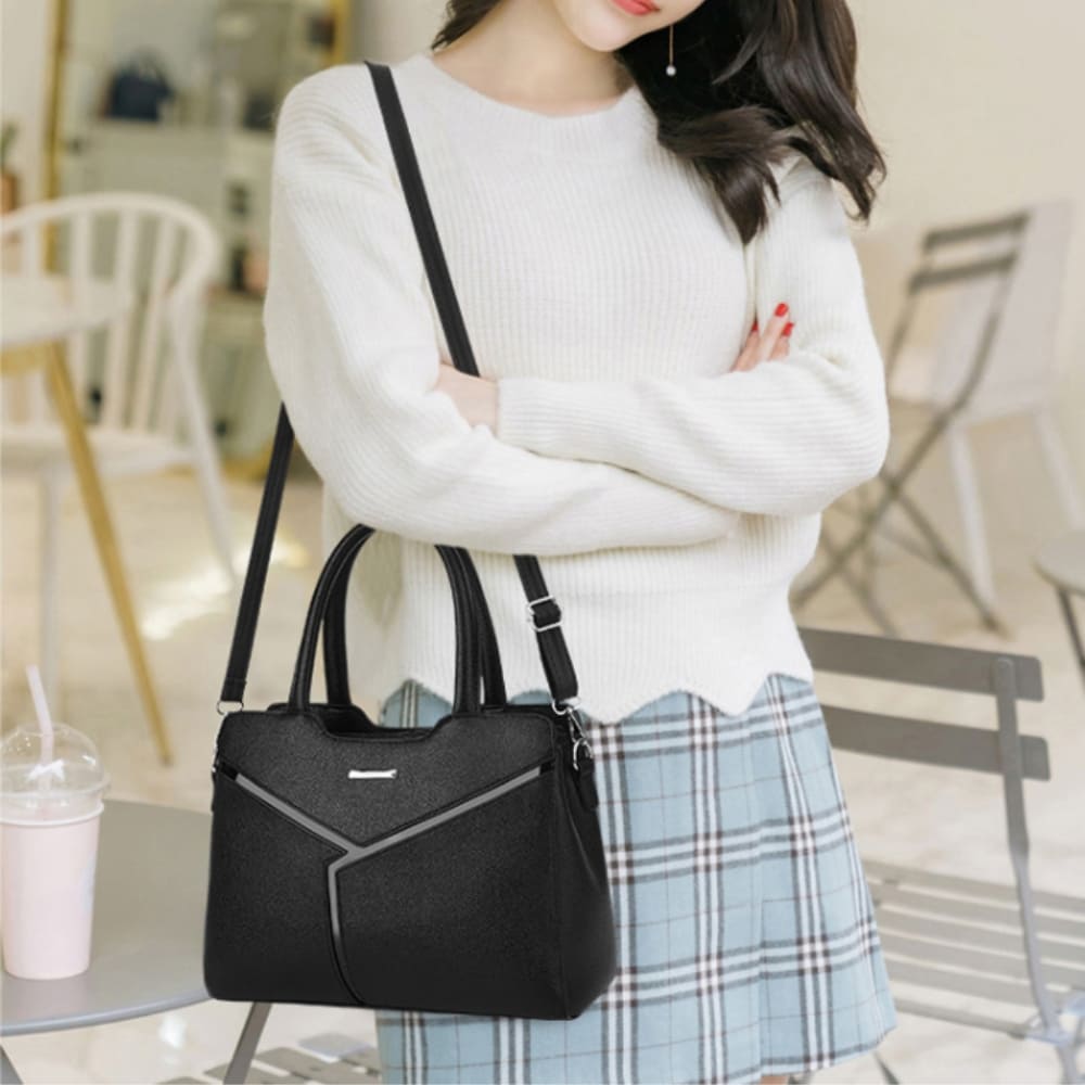 Color Block Box Bag