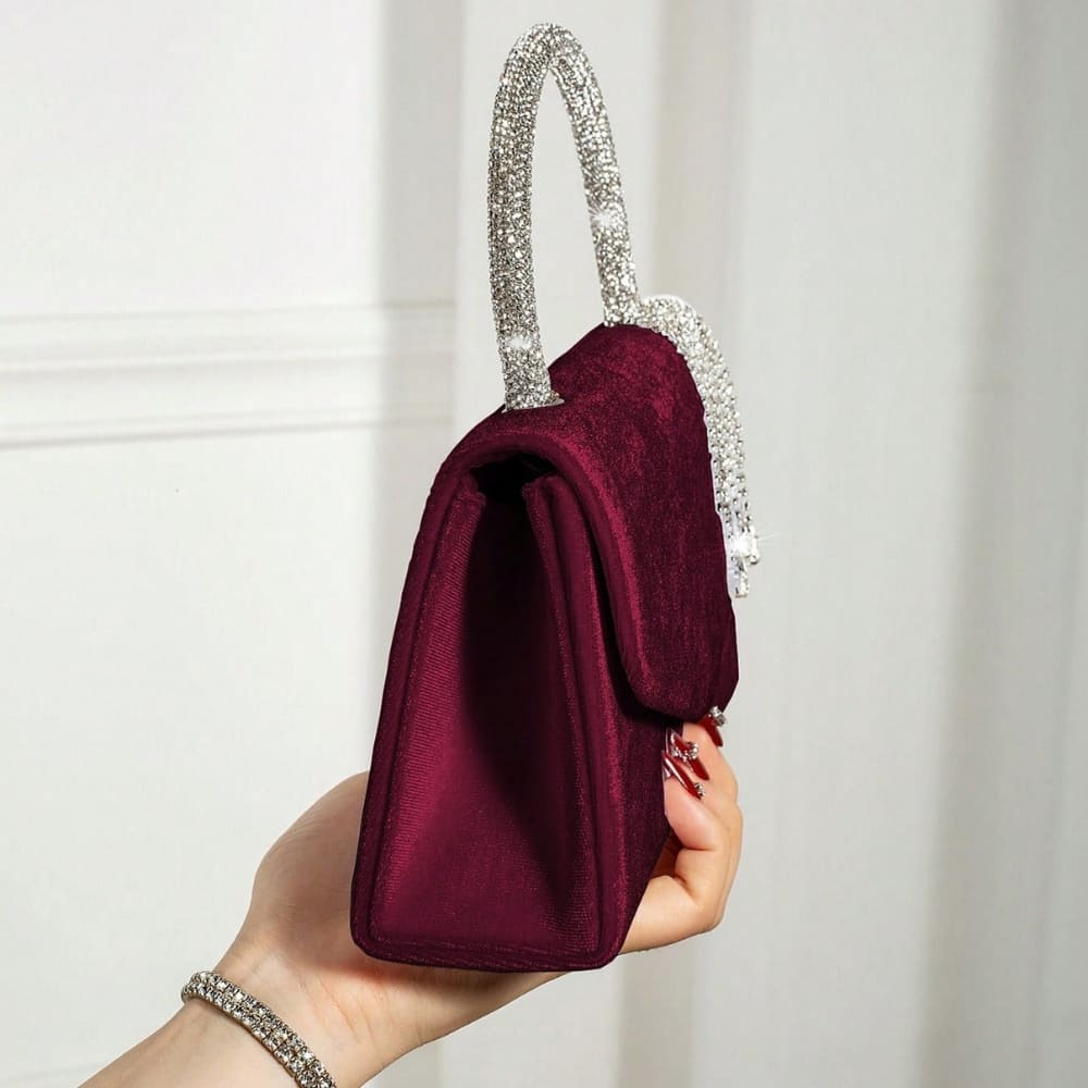 Crystal Handle Evening Bag