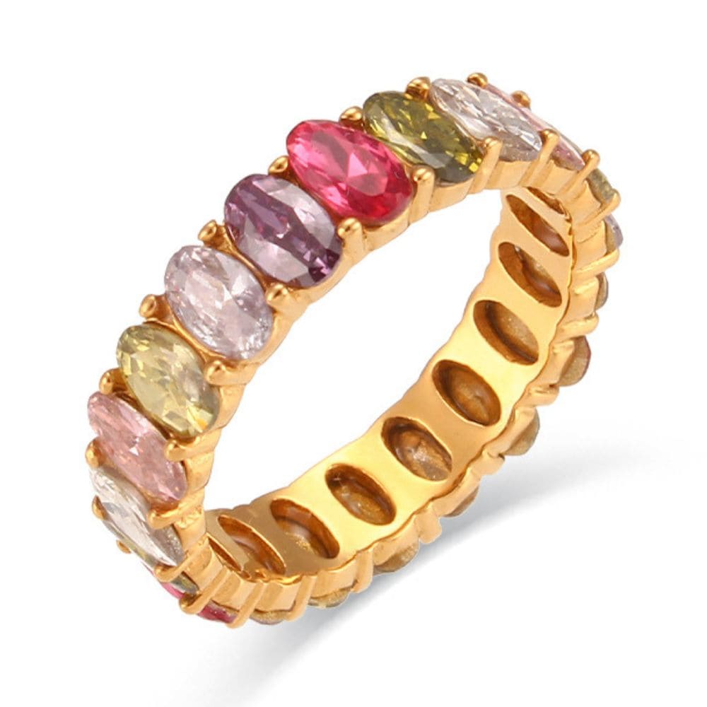 Cubic Zirconia Eternity Ring