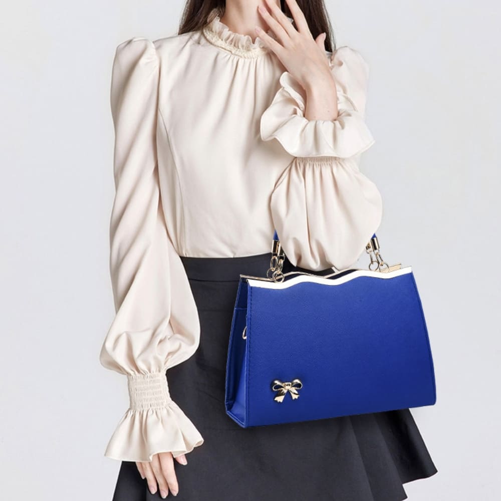Bow Accent Shoulder Bag