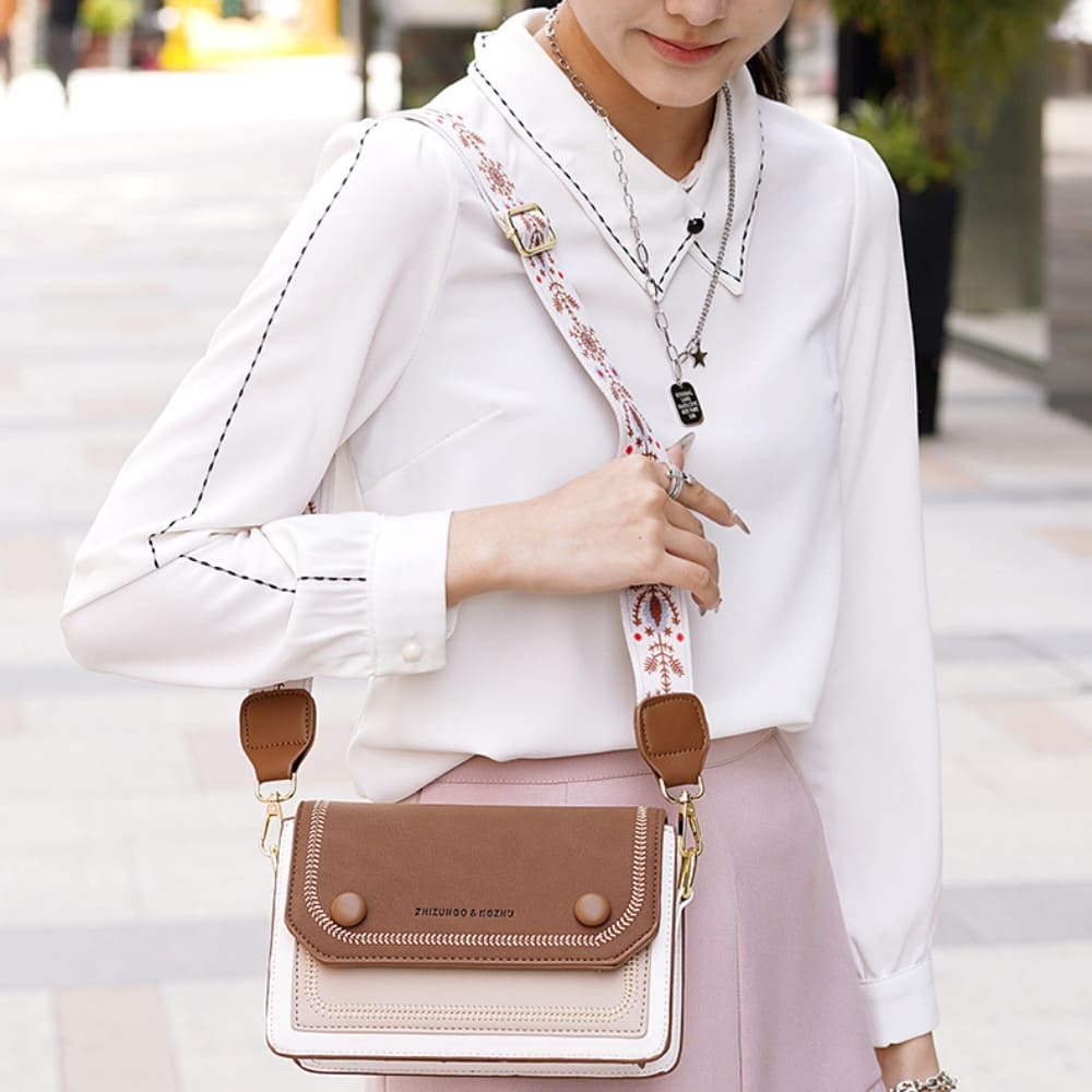Aurora Color Block Crossbody Bag