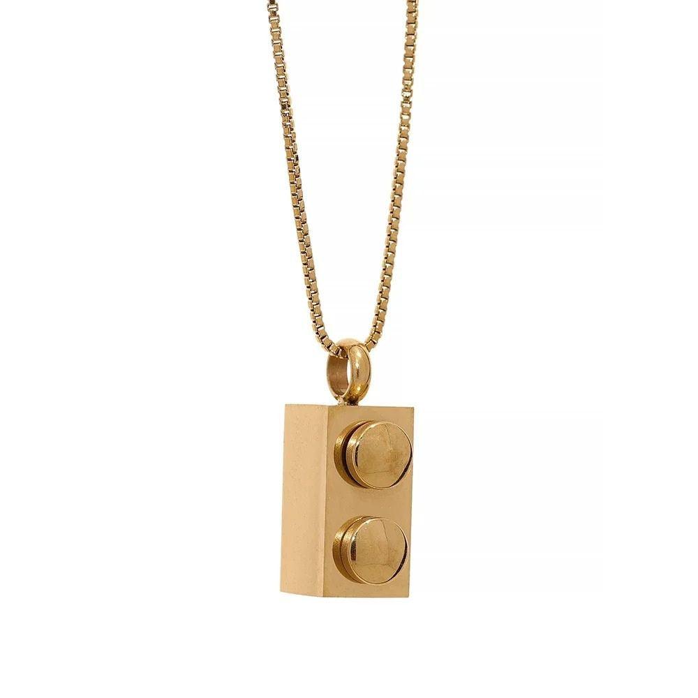 Lego Brick Necklace - Father and Daughter Jewelry