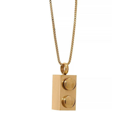 Lego Brick Necklace - Father and Daughter Jewelry