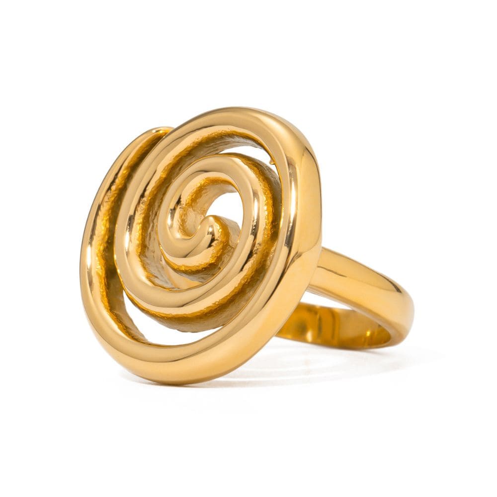Spiral Statement Ring