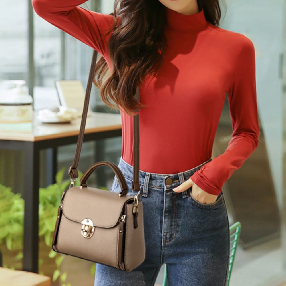 Tweed Flap Crossbody Bag