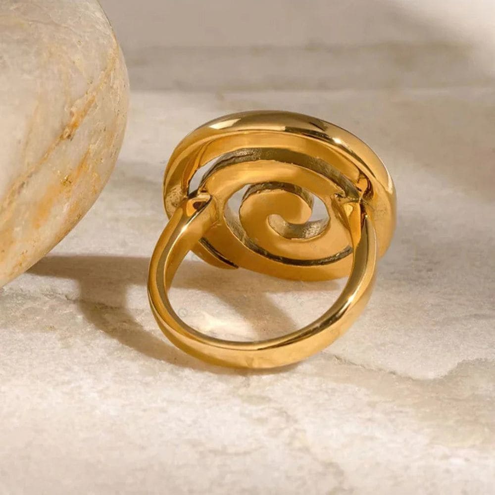 Spiral Statement Ring