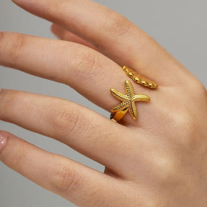 Ocean Bloom Ring - Father and Daughter Jewelry