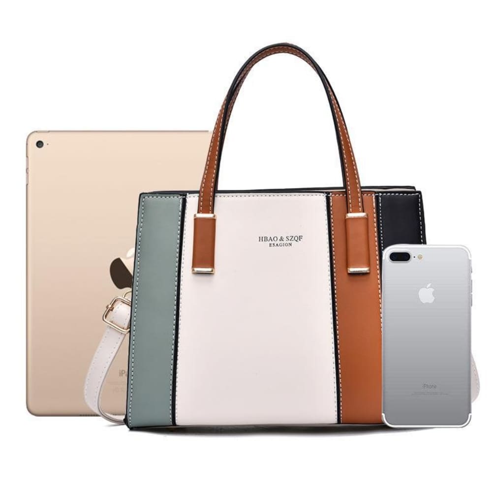 Striped Shoulder Bag