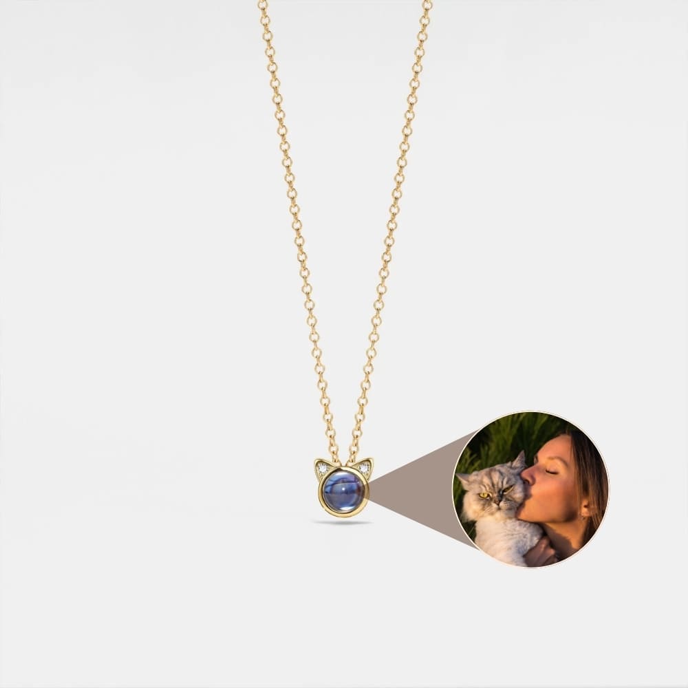 Cat Ears Projection Necklace