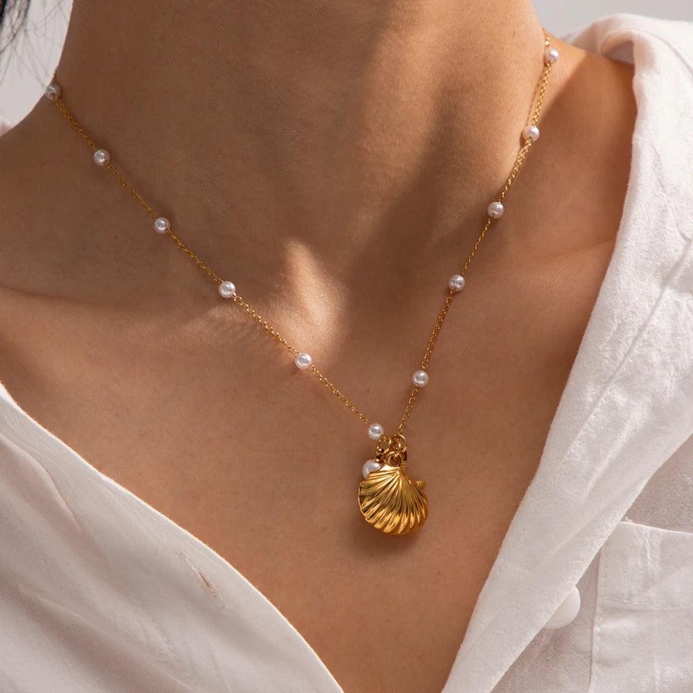 Ocean Whispers Necklace - Father and Daughter Jewelry