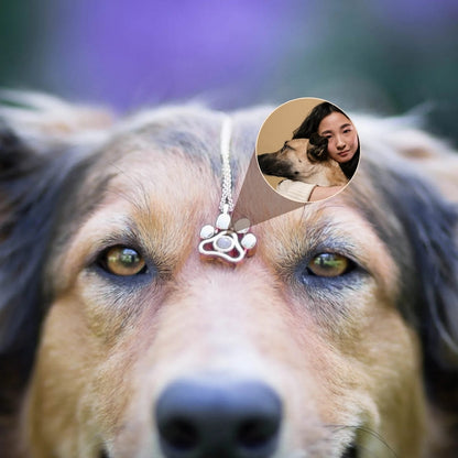 Paw Projection Necklace