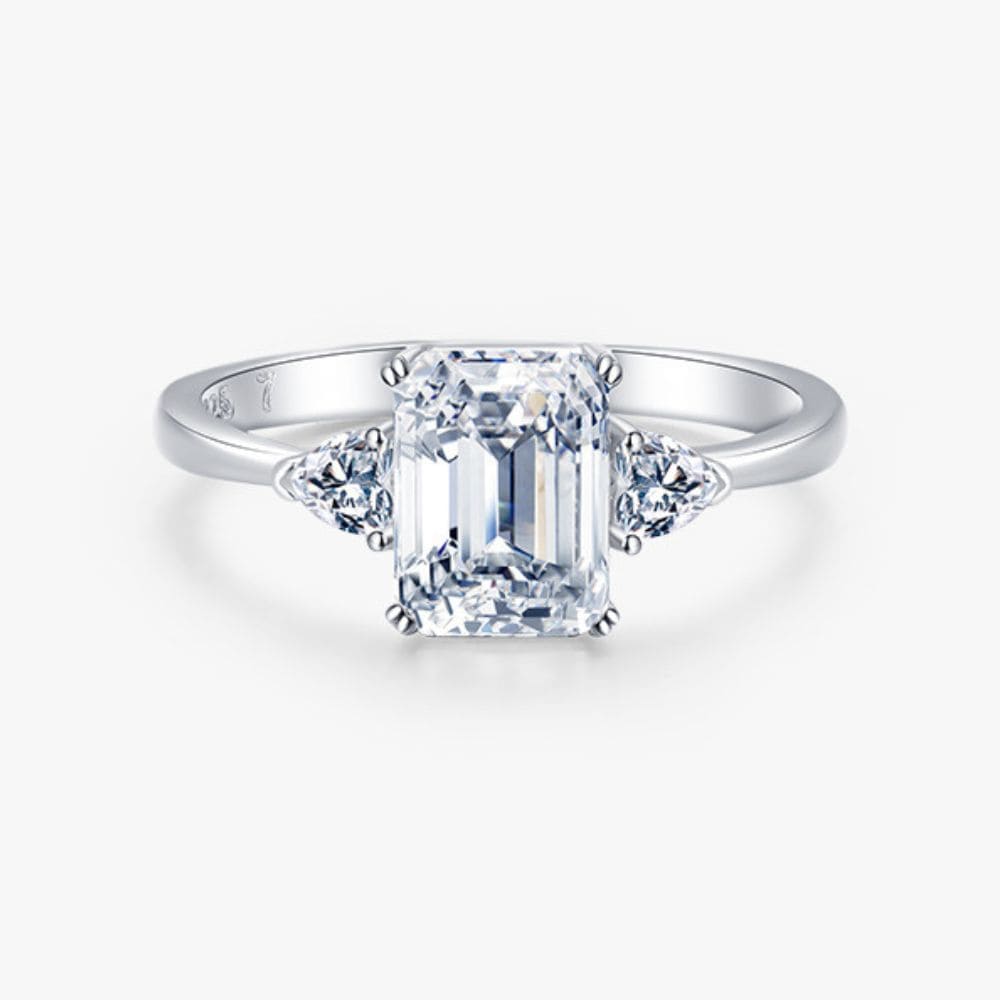 Radiant Trinity Silver Ring