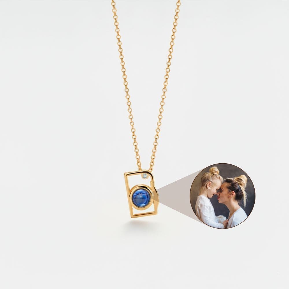 Camera Projection Necklace