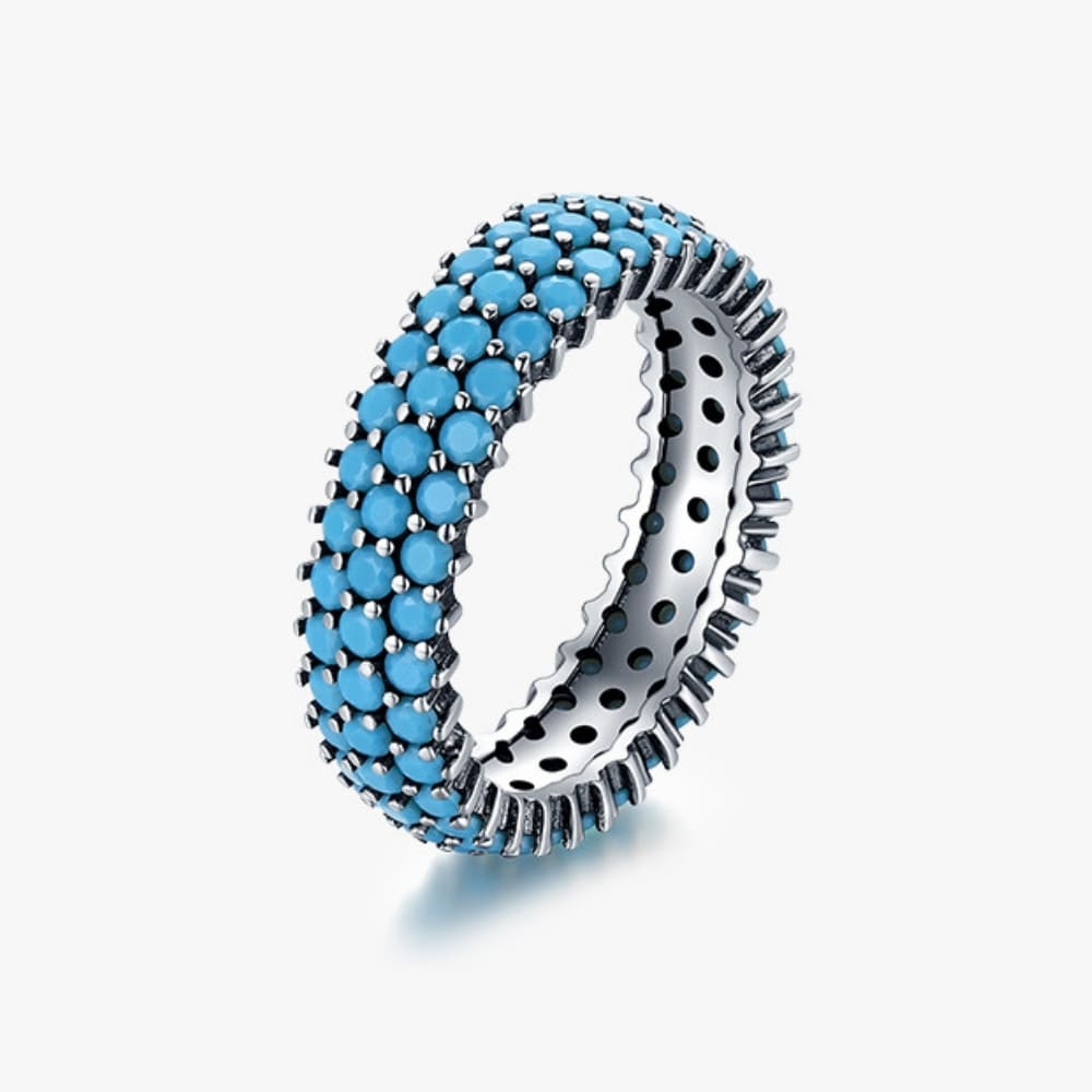 Ocean Dots Eternity Ring