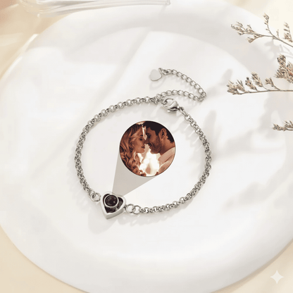 Heart Photo Projection Bracelet