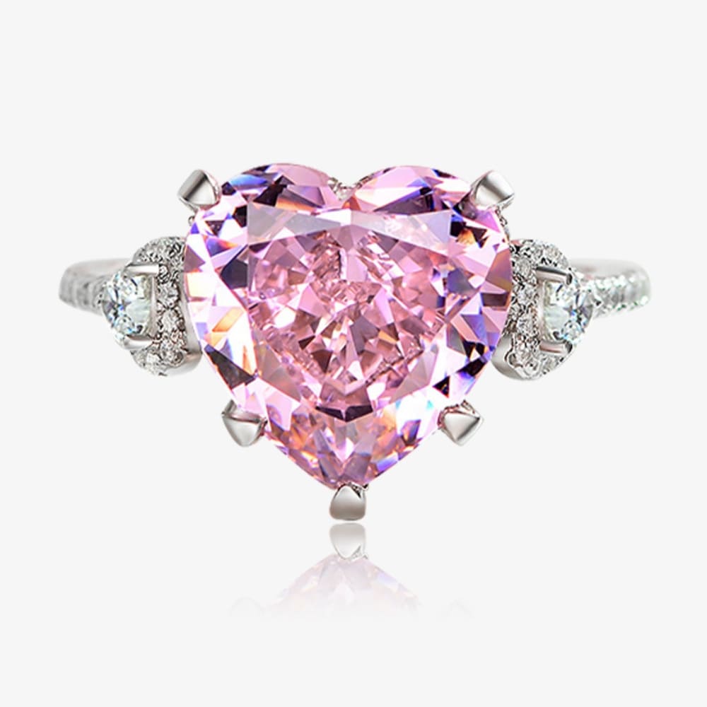 Heart of Aurora Silver Ring