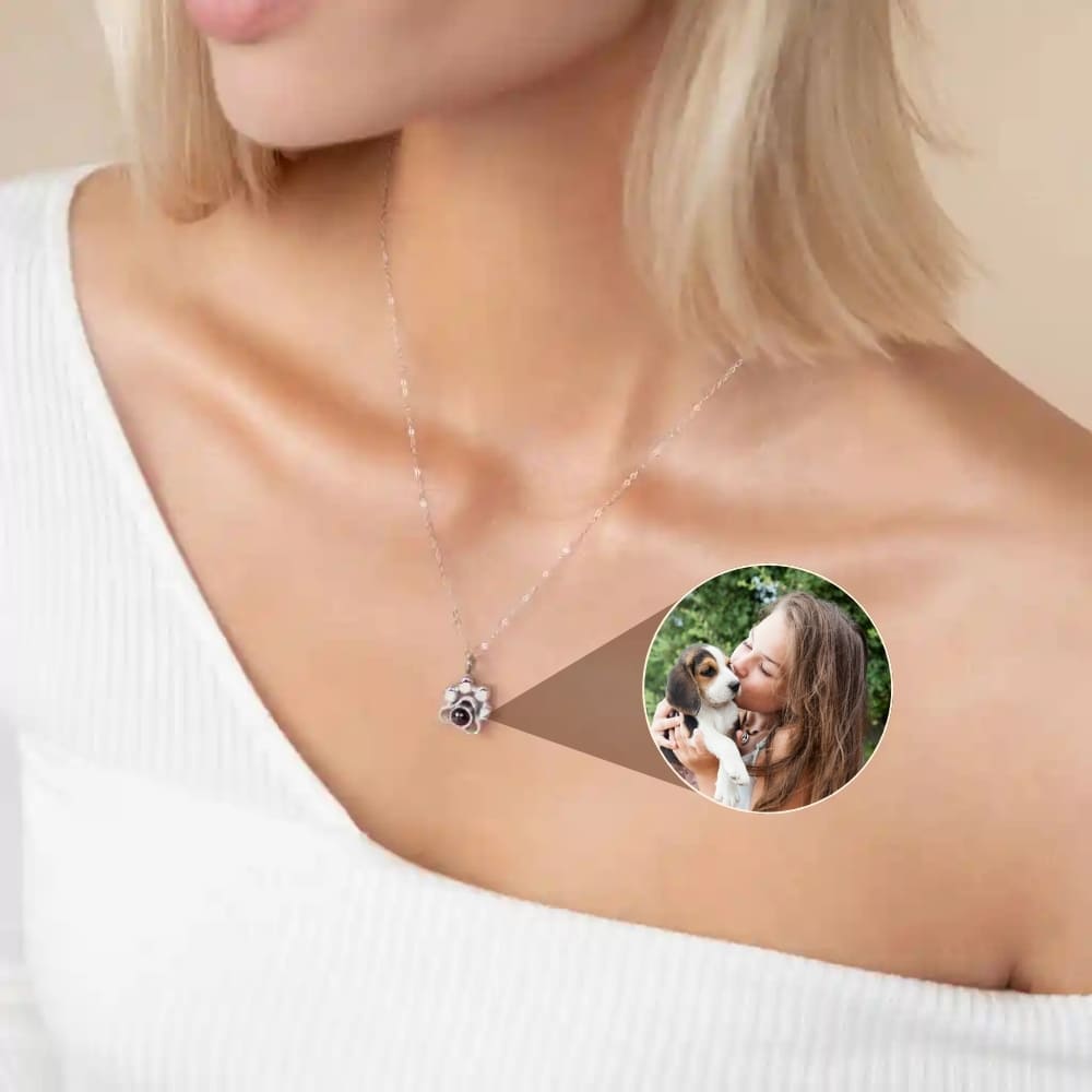 Paw Projection Necklace