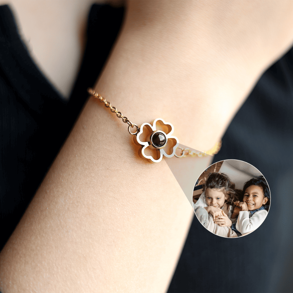 Clover Photo Projection Bracelet
