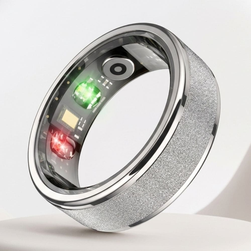 Brushed Metallic Smart Ring