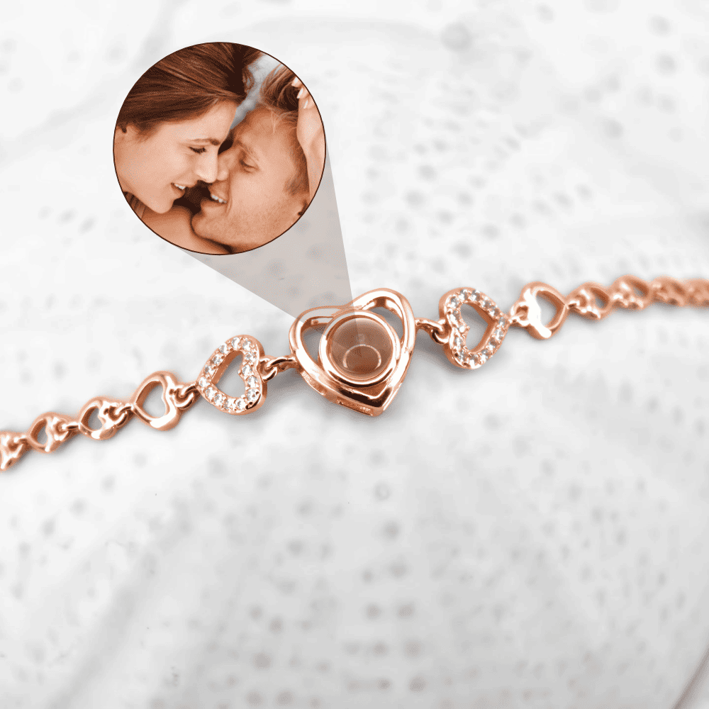 Heart Photo Projection Bracelet