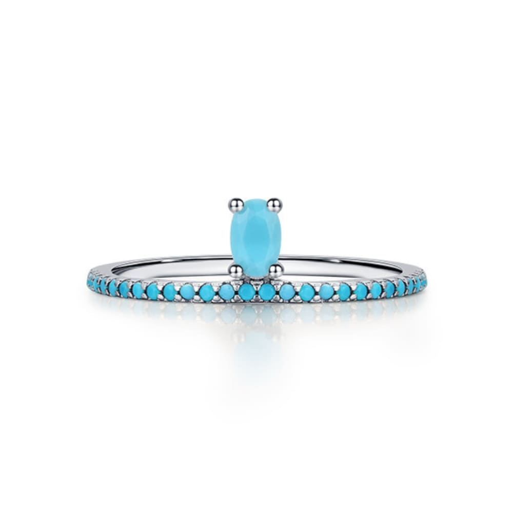 Turquoise Whisper Silver Ring