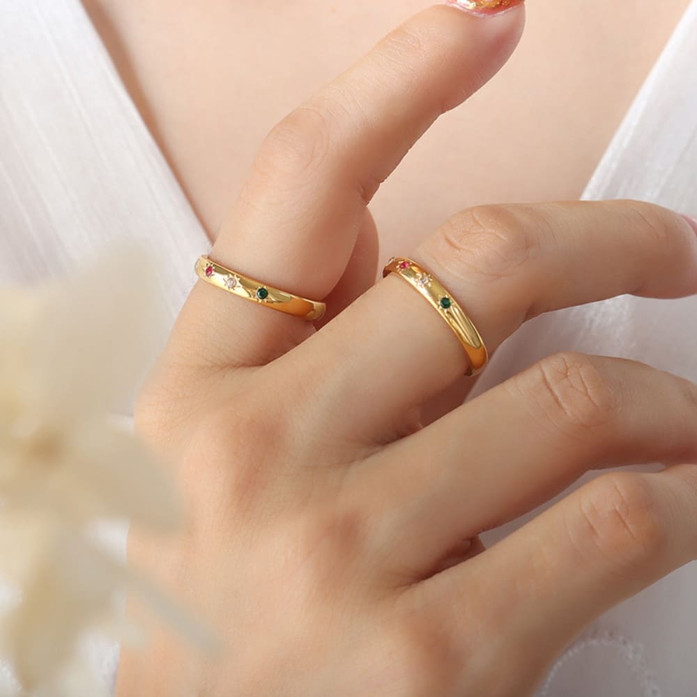 Celestial Sparks Ring