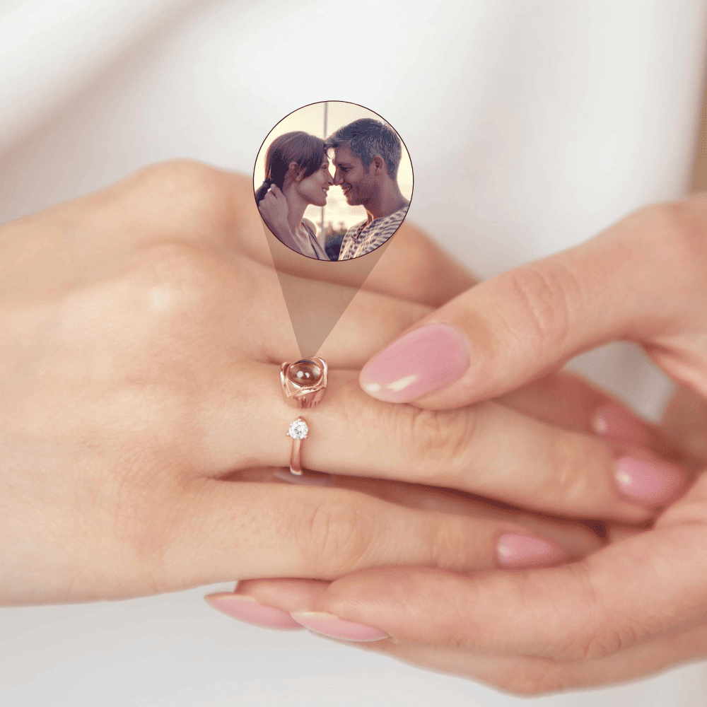 Rose Projection Ring (Resizable)