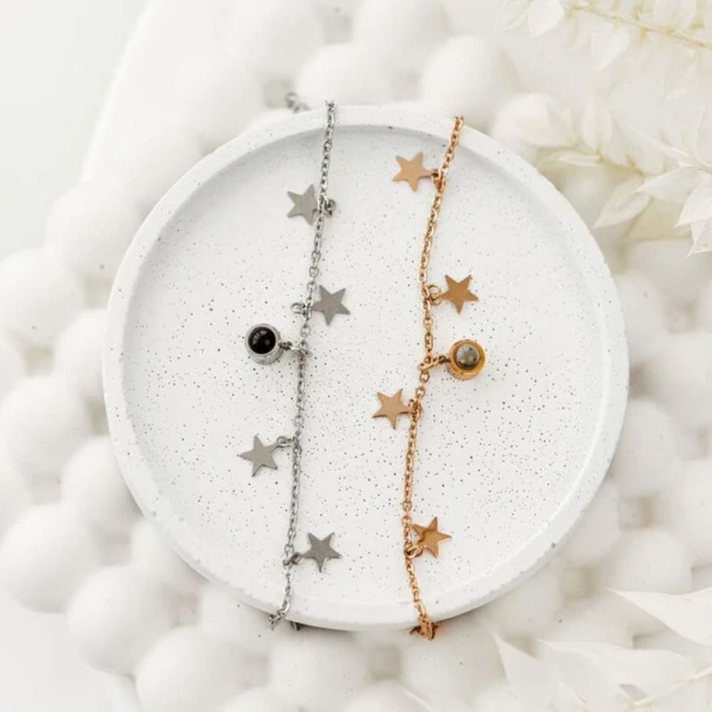 Star Charm Photo Projection Bracelet