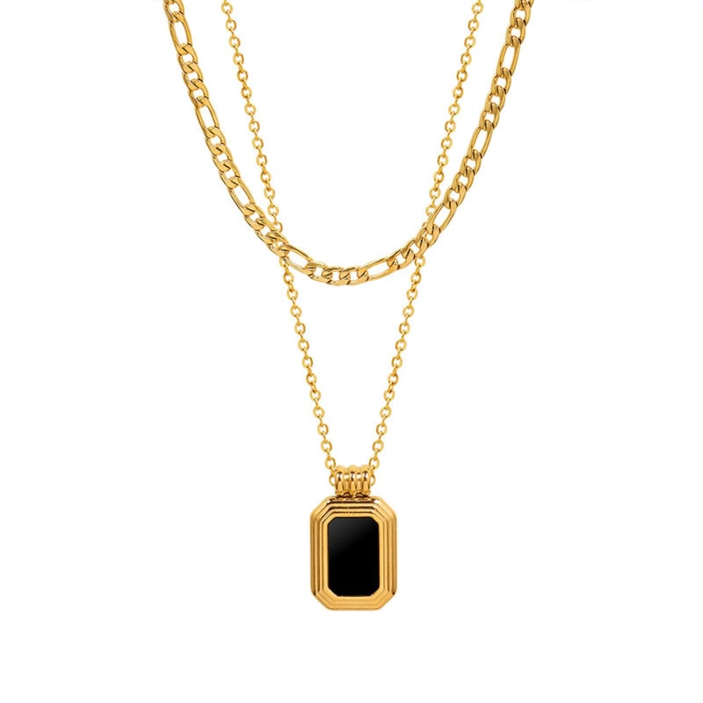Midnight Frame Necklace