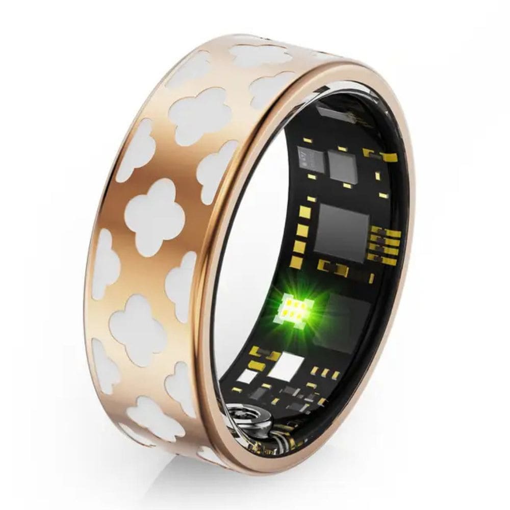 Clover Inlaid Smart Ring
