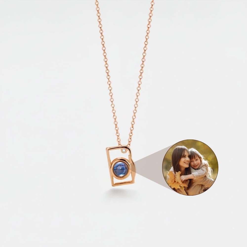 Camera Projection Necklace