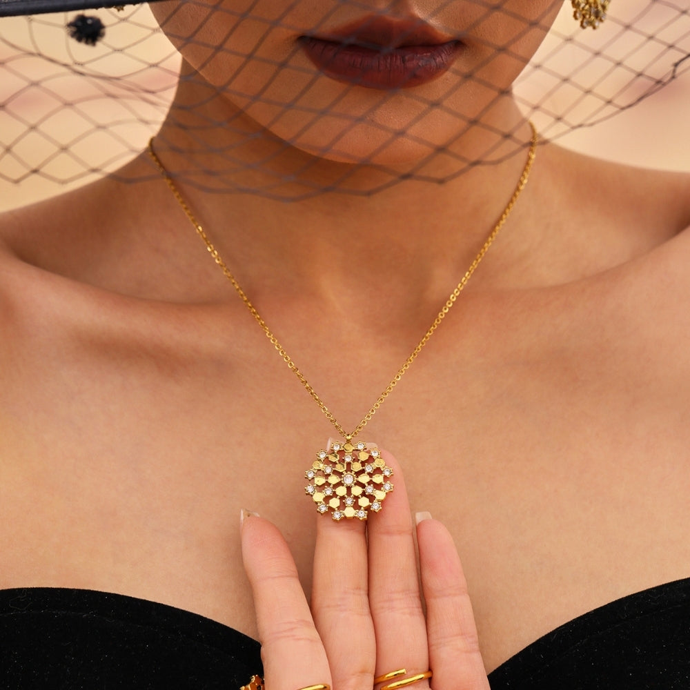 Golden Bloom Jewelry Set