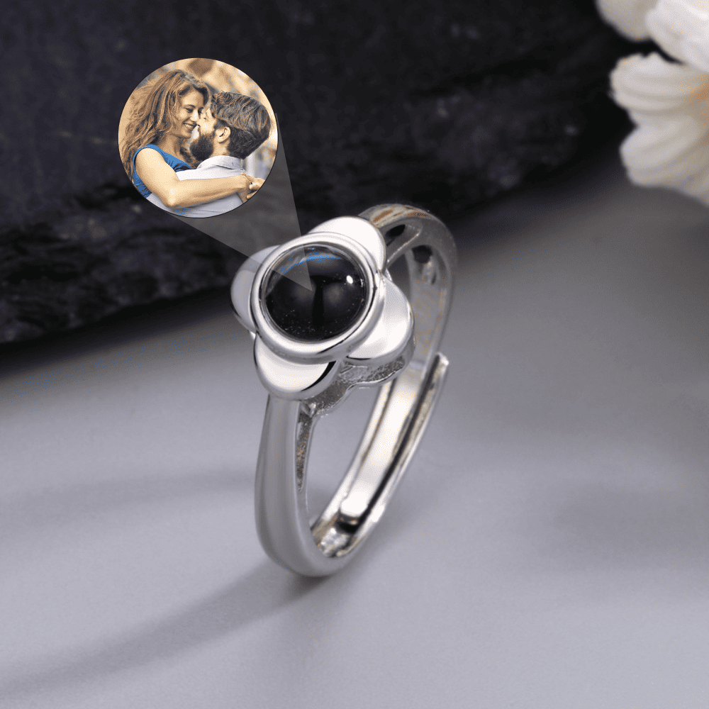 Flower Projection Ring (Resizable)