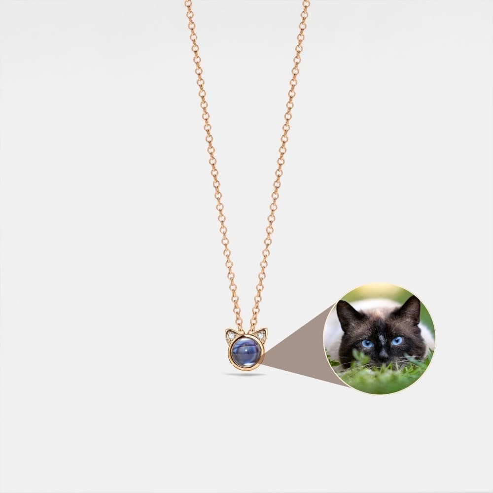 Cat Ears Projection Necklace