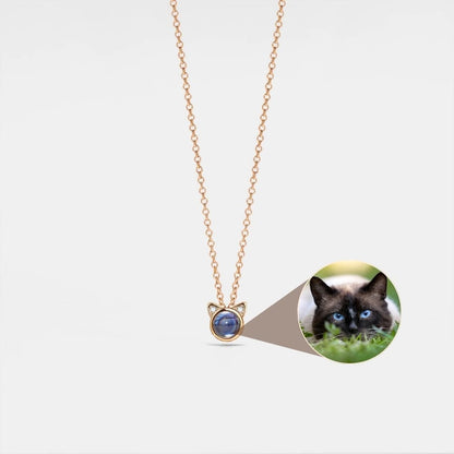 Cat Ears Projection Necklace