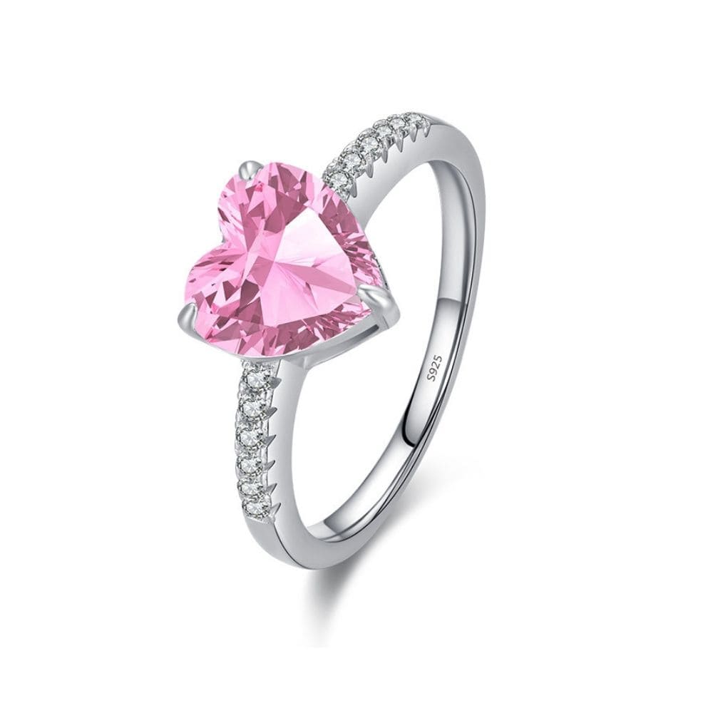 Heartlight Silver Ring