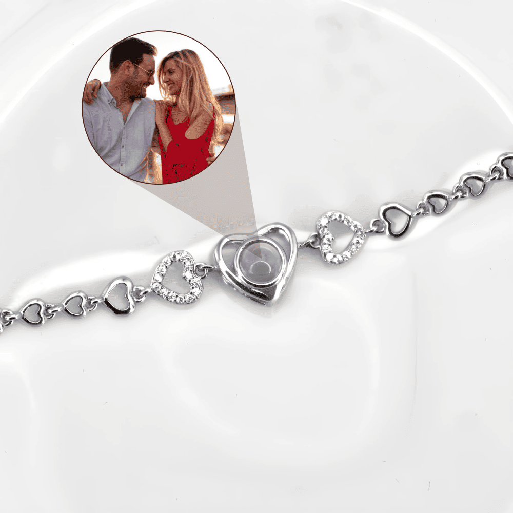 Heart Photo Projection Bracelet