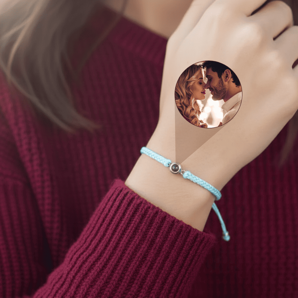 Woven Circle Photo Projection Bracelet