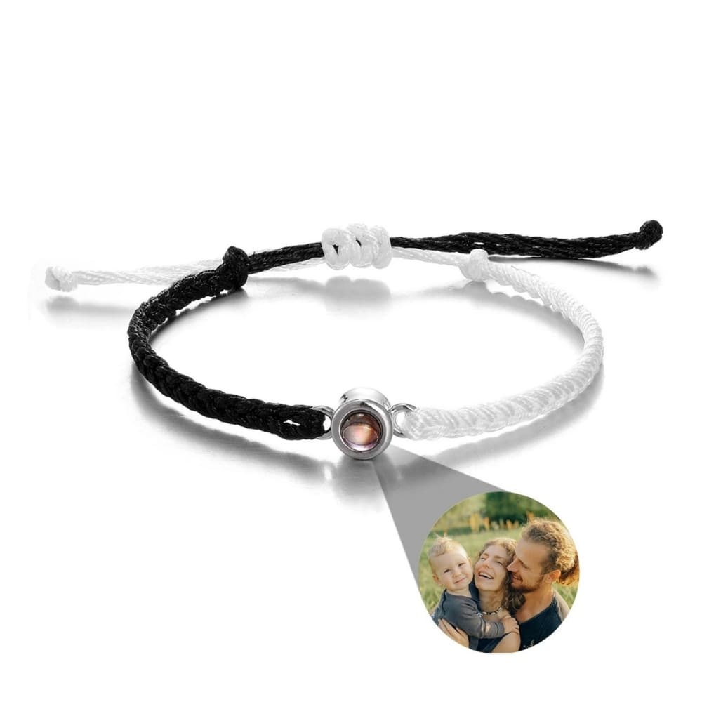 Woven Circle Photo Projection Bracelet