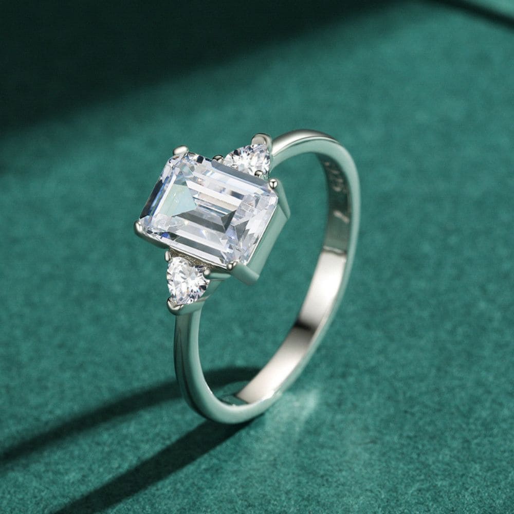 Radiant Trinity Silver Ring