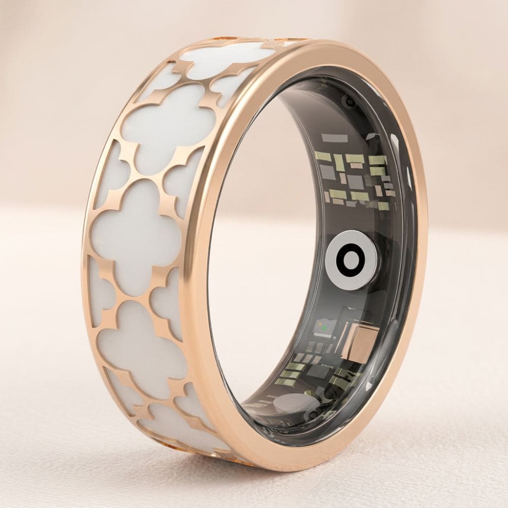 Clover Pattern Smart Ring