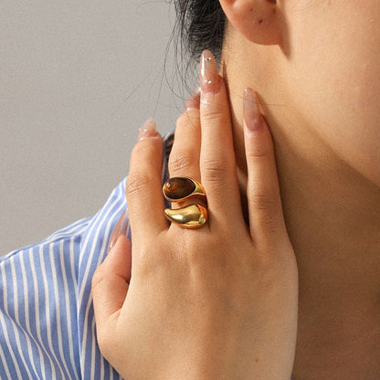 Gemstone Statement Ring