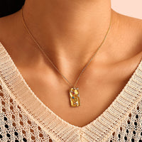 Spectrum Bar Necklace