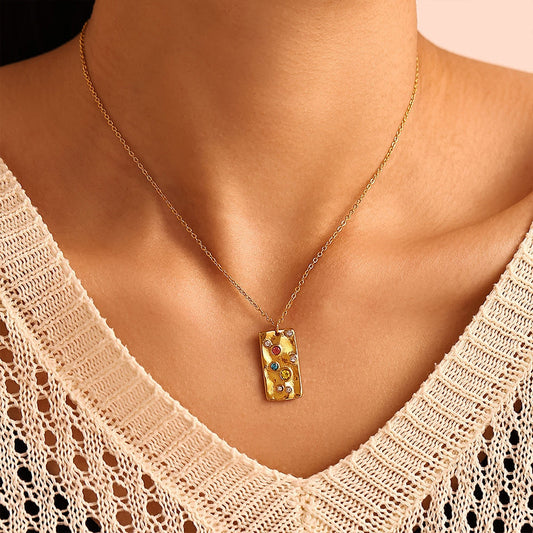Spectrum Bar Necklace
