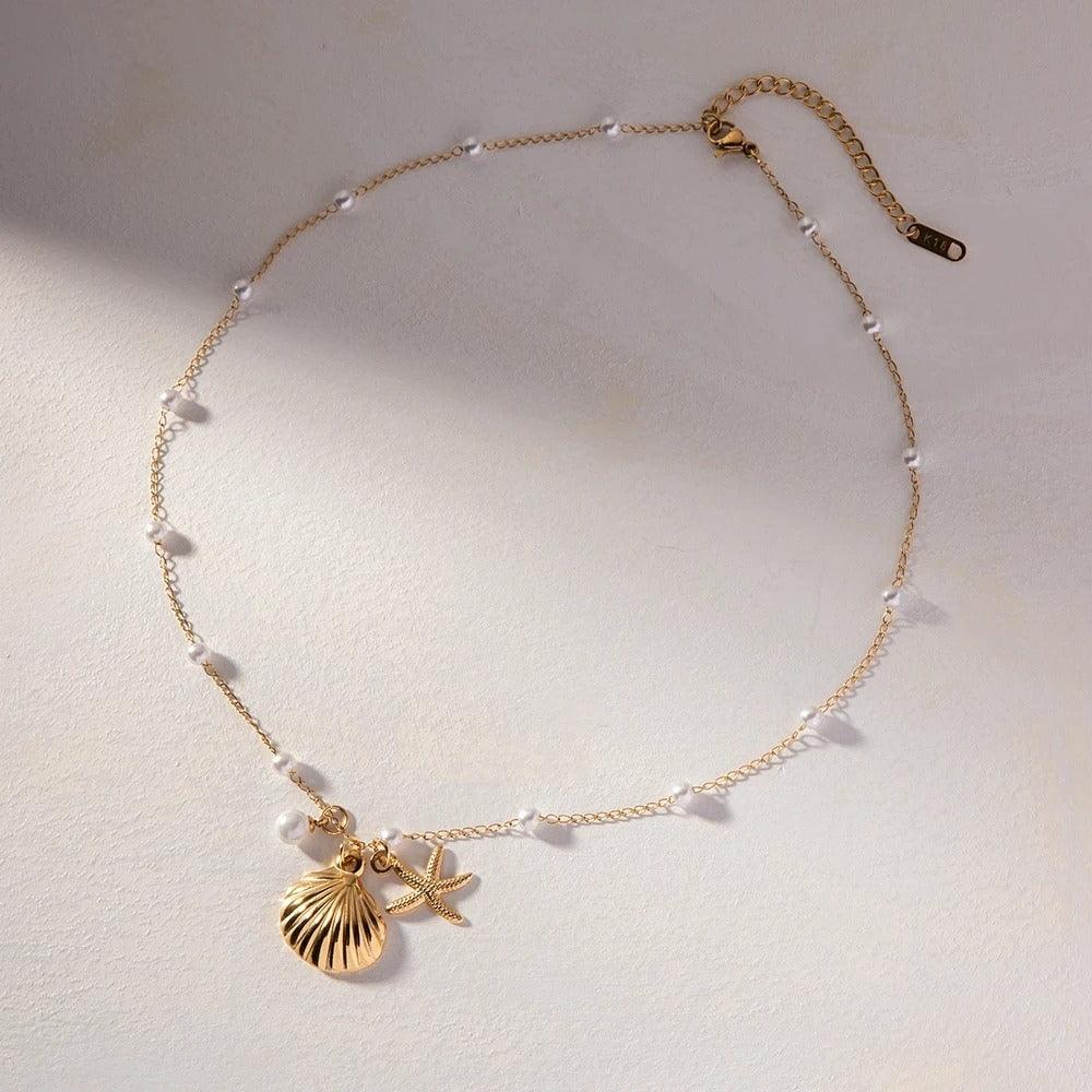 Ocean Whispers Necklace - Father and Daughter Jewelry