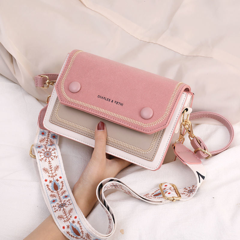 Ava Women's Crossbody Bag | Premium PU Leather, Color Block Design 2
