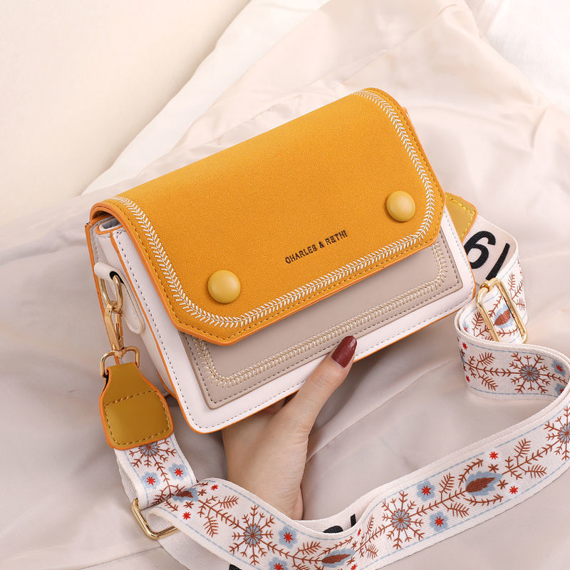 Ava Women's Crossbody Bag | Premium PU Leather, Color Block Design 3