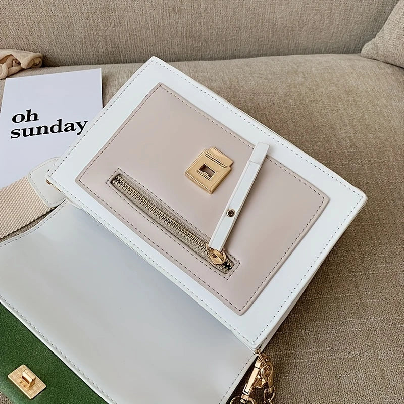 Bella Women's Crossbody Bag | Premium PU Leather & Suede Flap 4