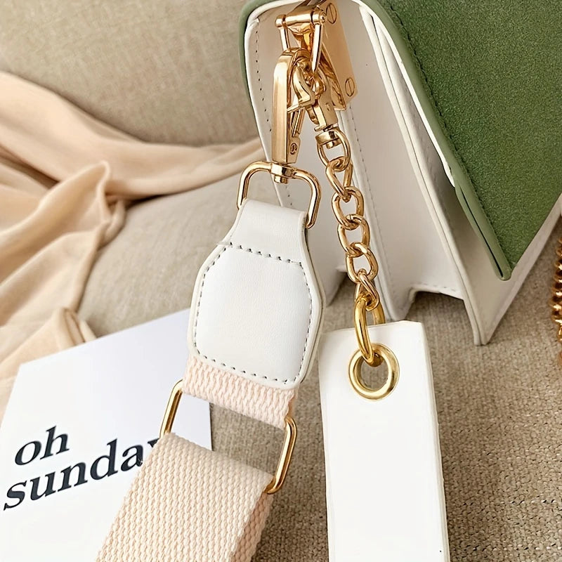 Bella Women's Crossbody Bag | Premium PU Leather & Suede Flap 6
